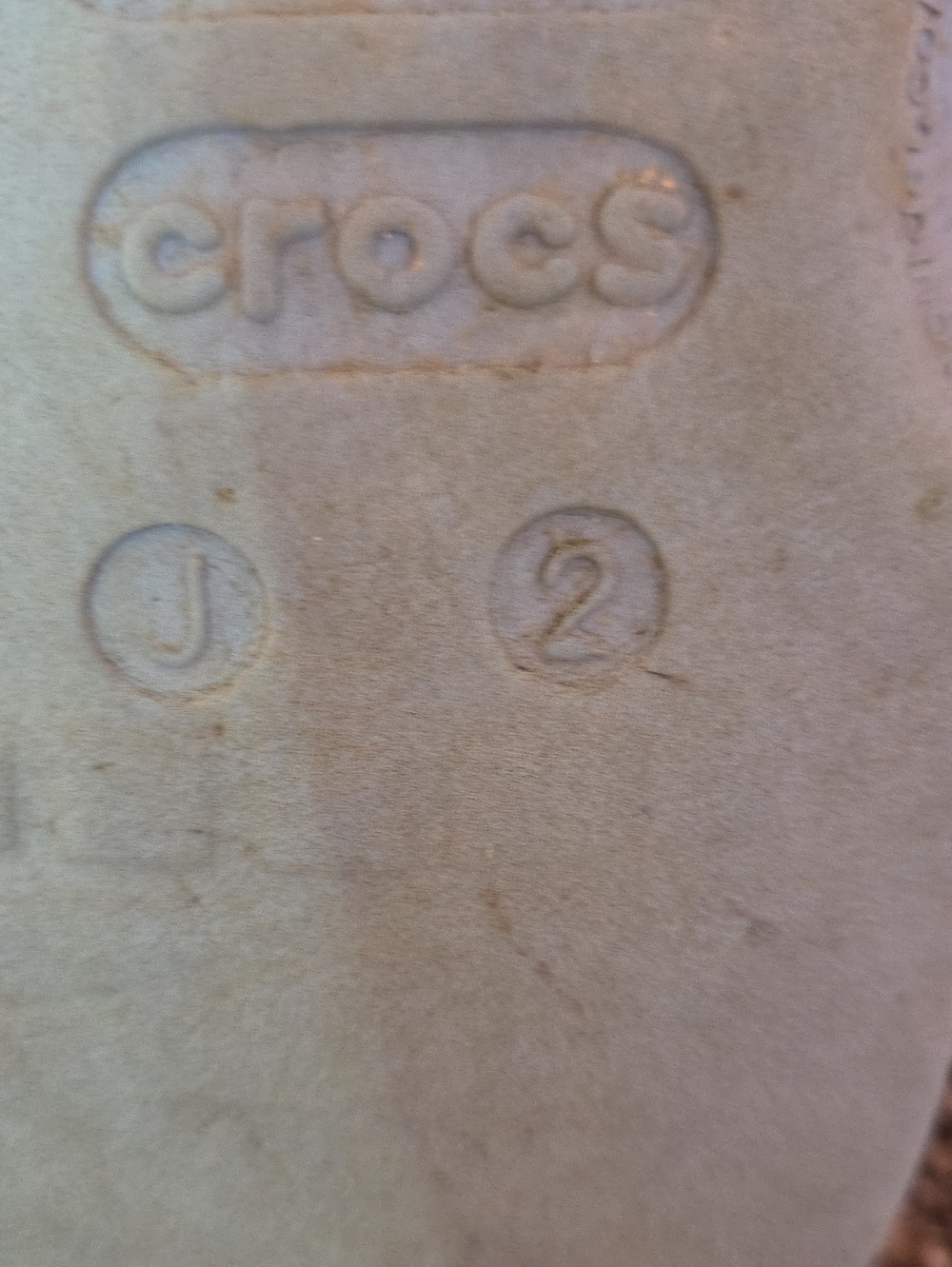 CROCS Kids Blue Clogs with Pink Ear Character - Picture 2 of 3